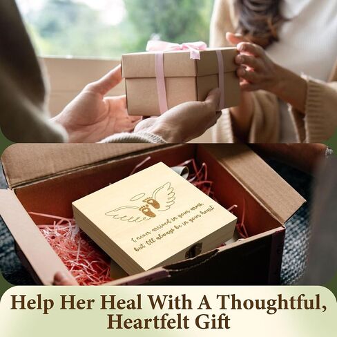Miscarriage Gifts For Mothers - Mothers Day Gifts For Moms Who Lost A Baby, Gift For Miscarriages Loss Of Baby Sympathy Gift, Infant Loss Test Keepsake Box in Kuwait