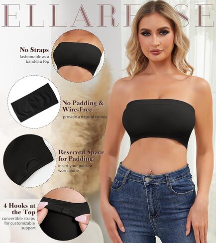 حمالات الصدرية للنساء اللاسلكية BRA BRA NON-PODDDED TUBE TOP in Kuwait