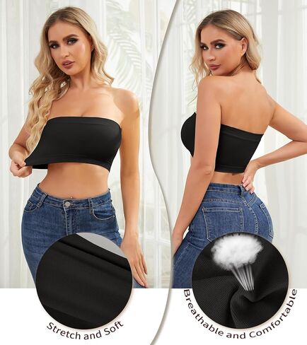 حمالات الصدرية للنساء اللاسلكية BRA BRA NON-PODDDED TUBE TOP in Kuwait