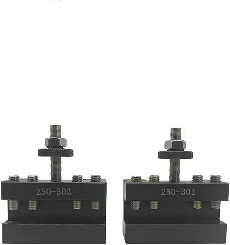 8pcs cxa wedge type Quick Change Tool Post مع حاملي الأدوات لمخرطة الأرجوحة DIA 13-18 "، 250-333. in Kuwait
