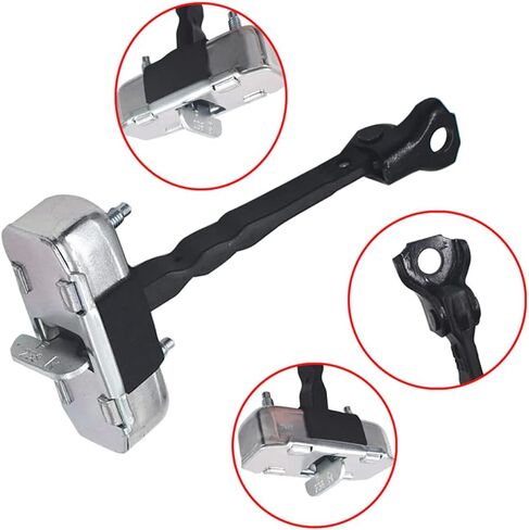 Front Door Check Stop Left=Right Sides for Toyota Corolla 2009 2010 2011 2012 2013 68610-02160 68630-02160(Black-Rear) in Saudi Arabia