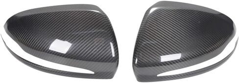 LHD Real Dry Carbon Fiber Side Rearview Mirror Cover Caps for Mercedes C GLC S E Class W205 X253 W222 W213 W238 in Saudi Arabia