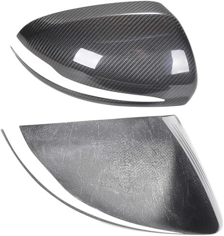 LHD Real Dry Carbon Fiber Side Rearview Mirror Cover Caps for Mercedes C GLC S E Class W205 X253 W222 W213 W238 in Saudi Arabia