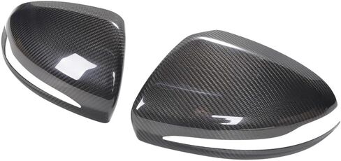 LHD Real Dry Carbon Fiber Side Rearview Mirror Cover Caps for Mercedes C GLC S E Class W205 X253 W222 W213 W238 in Saudi Arabia