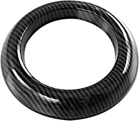 Carbon Fiber Gear Shift Panel Ring Cover Trims Frame ABS for BMW Mini Clubman (F54) 2018 2019 2020 2021 2022 in Saudi Arabia