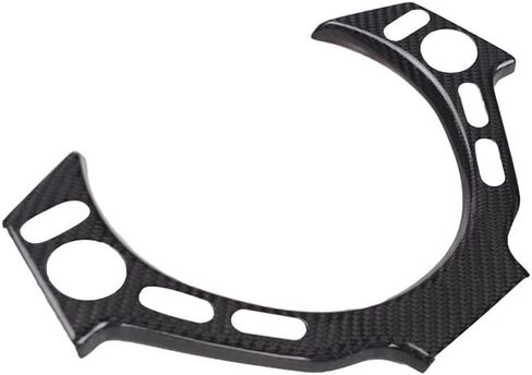 Real Carbon Fiber Car Steering Wheel Button Cover Trim Decoration Frame for Nissan GTR R35 2009-2015 Interior Accessories in Saudi Arabia