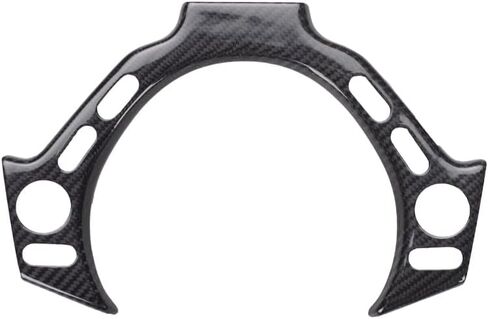 Real Carbon Fiber Car Steering Wheel Button Cover Trim Decoration Frame for Nissan GTR R35 2009-2015 Interior Accessories in Saudi Arabia