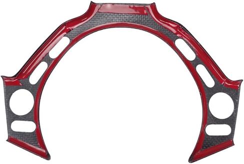 Real Carbon Fiber Car Steering Wheel Button Cover Trim Decoration Frame for Nissan GTR R35 2009-2015 Interior Accessories in Saudi Arabia