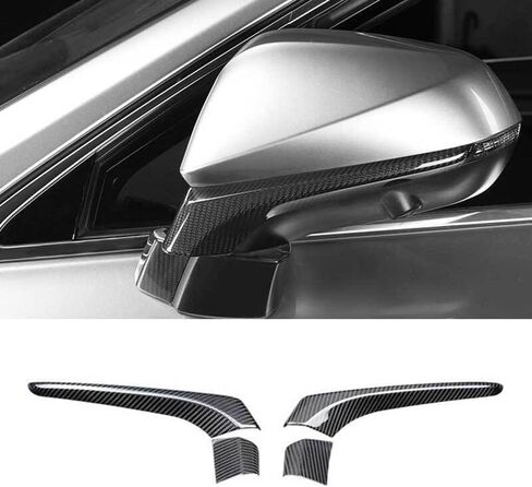 Real Carbon Fiber Side Rearview Mirror Cover Trim for Lexus NX200t 300 300h 2015-2021 in Saudi Arabia