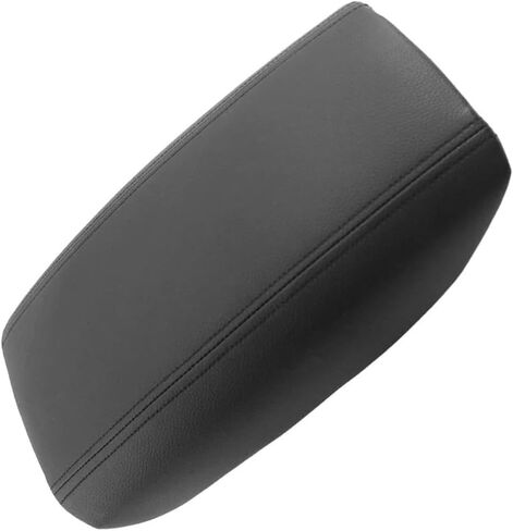 Leather Car Armrest Cover Lid Center Console Arm Rest Cover for Volvo S80 Sedan 1999 2000 2001 2002 2003 2004 2005 2006 Black(Beige) in Saudi Arabia