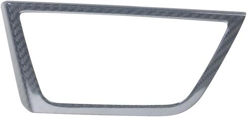 2PCS LHD RHD حقيقية ألياف الكربون السيارة الداخلية تكييف الهواء تكييف المخرج تغطية تنفيس ل BMW 3 4 Series F30 F32 2013-2019 (Black-LHD) in Saudi Arabia
