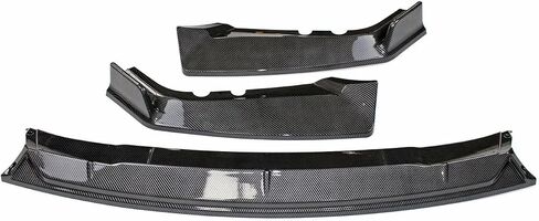 Car Accessories Compatible with Honda CRV 2020 2019 2018 2017 Front Lip Spoiler Body Kit Spoiler Splitter Molding Cover Trim ABS 3PCS(Carbon Fiber Style) in Saudi Arabia