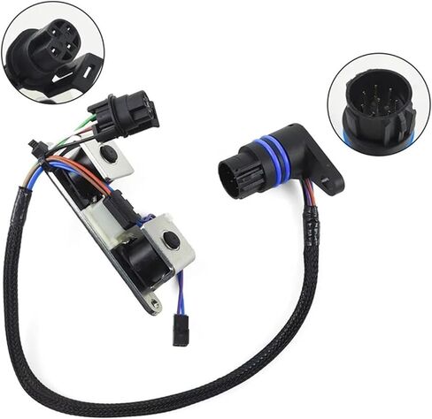 A518 42RE 44RE 46RE Transmission Solenoid Kit Compatible For JEEP Compatible For Dodge 1996-1999 Rostra & BorgWarner 4-piece 52118500AB A500 22954C(2PCS) in Kuwait