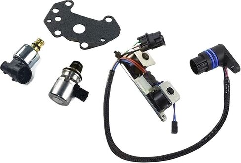 A518 42RE 44RE 46RE Transmission Solenoid Kit Compatible For JEEP Dodge 1996-1999 Rostra & BorgWarner 4-piece 52118500AB A500 22954C(1PCS) in Saudi Arabia
