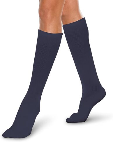 Core-Spun 15-20mmHg Mild Graduated Compression Support Knee High Socks in Kuwait