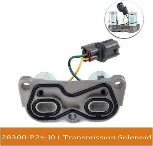 Automatic Transmission Shift Control Lock Up Solenoid 28300-P24-J01 28300P24J01 Compatible For HONDA CIVIC CR-V Compatible For ACURA INTEGRA in Saudi Arabia
