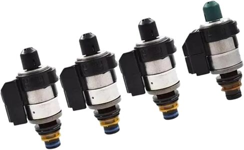 4pcs 722.8 Transmission Solenoid 2202271098 A220227109 Compatible For Benz 7 Speed Transmission Drivetrain Automatic Parts in Saudi Arabia