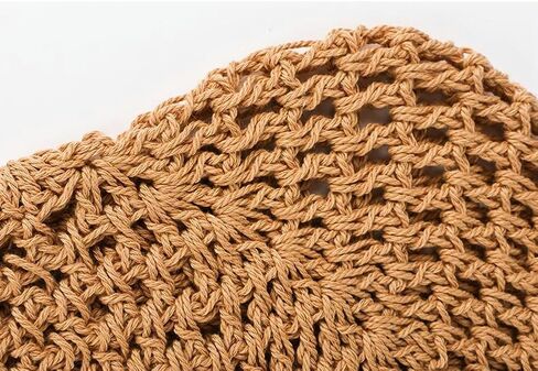 Crochet Bags for Women Slouchy Hollow Woven Shoulder Purse Summer Beach Tote Handbags for Daily & Vacation 2025 in Kuwait