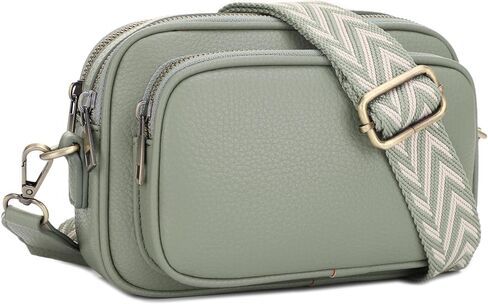 حقيبة SG Sugu Small Crossbody للنساء ، حقائب يد الكتف ثلاثية المقصورة مع حزام قابل للتعديل ، محفظة الكاميرا لكل يوم in Kuwait