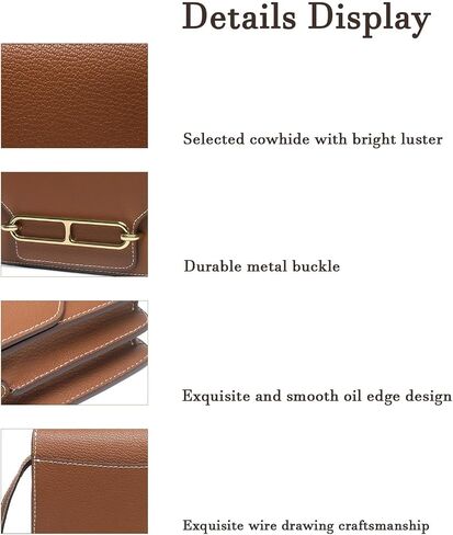 Fashion Vegan Leather Shoulder Bag Small Crossbody Purses Handbags with Adjustable Strap For Travel Shopping and Work in Kuwait