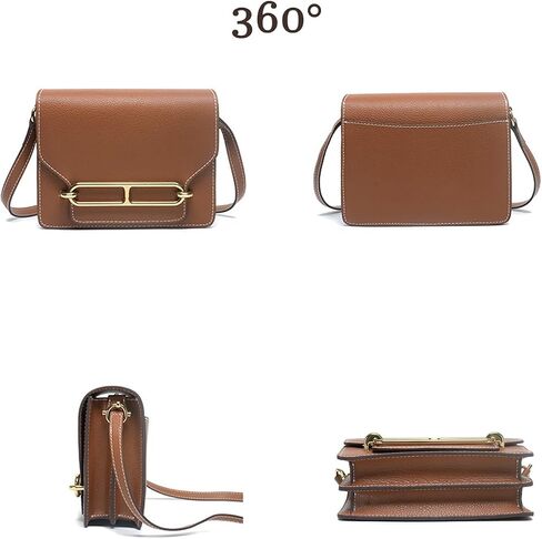 Fashion Vegan Leather Shoulder Bag Small Crossbody Purses Handbags with Adjustable Strap For Travel Shopping and Work in Kuwait