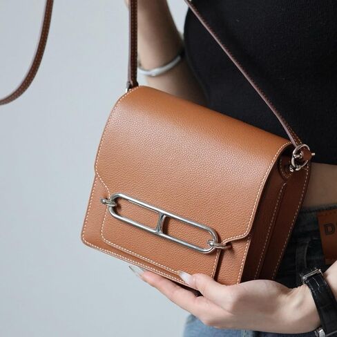 Fashion Vegan Leather Shoulder Bag Small Crossbody Purses Handbags with Adjustable Strap For Travel Shopping and Work in Kuwait
