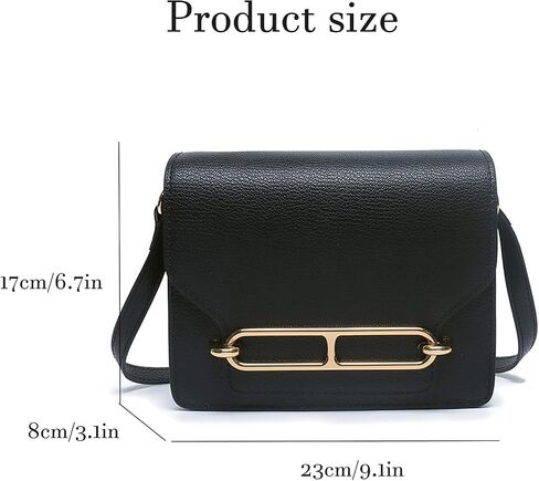 Fashion Vegan Leather Shoulder Bag Small Crossbody Purses Handbags with Adjustable Strap For Travel Shopping and Work in Kuwait