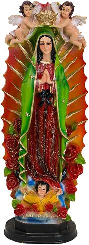 Nuestra Fe Virgin Mary Statue - Virgen de Guadalupe Statues - Blessed Mother Statues - Mary Statue Catholic - Our Lady of Guadalupe - Virgen Maria in Kuwait