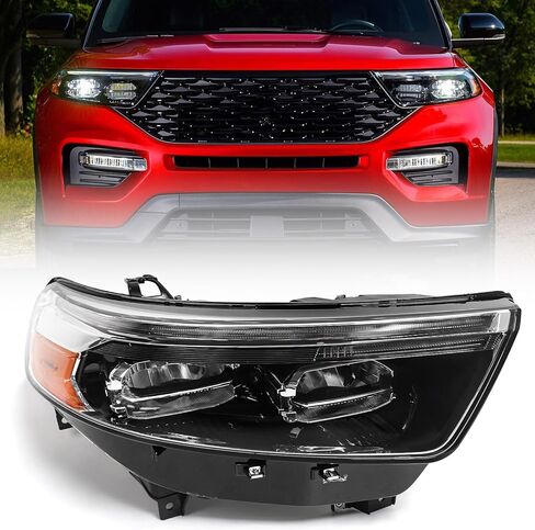 مجموعة مصباح LED LED متوافق مع Ford Explorer XLT/Limited 2020 2021 2022 RISE RASENGER SIDE RH RE RH in Saudi Arabia