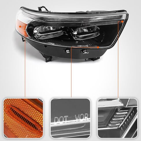 مجموعة مصباح LED LED متوافق مع Ford Explorer XLT/Limited 2020 2021 2022 RISE RASENGER SIDE RH RE RH in Saudi Arabia