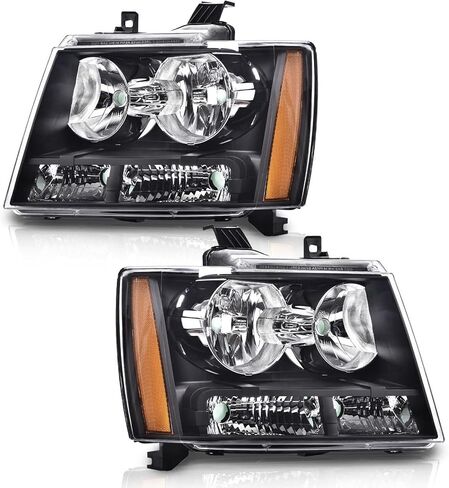 07-14 المصابيح الأمامية Tahoe Suburban Avalanche ، متوافقة مع 2007-2014 Chevy Suburban Tahoe Avalanche Agenche Assembly Assembly Side Carrom in Kuwait