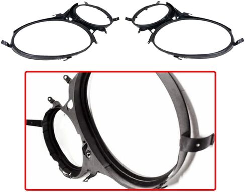 Pair Left Right Headlight Lens Cover Strips, Upper Headlight Gasket 1 Pair 2118200512+2118200612, 2002-2008 Compatible with Mercedes Benz E CLASS W211 E240 E200 E350 E280 E300 in Saudi Arabia