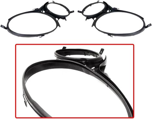 Pair Left Right Headlight Lens Cover Strips, Upper Headlight Gasket 1 Pair 2118200512+2118200612, 2002-2008 Compatible with Mercedes Benz E CLASS W211 E240 E200 E350 E280 E300 in Saudi Arabia