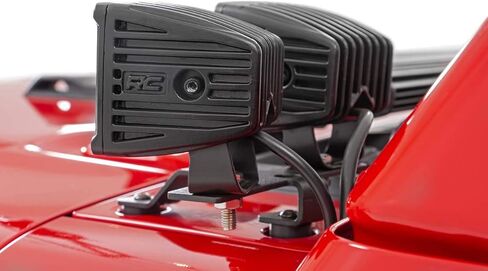 Rough Country Quad LED LED POD W/WHITE DRL لـ 18-23 JEEP JL/JT - 70824 in Saudi Arabia