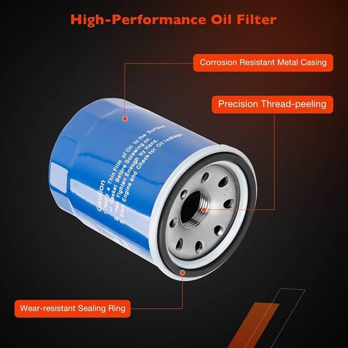 15400-PLM-A02 مرشحات الزيت متوافقة مع هوندا أكورد ، CR-V ، Civic ، Acura ، Pilot ، Odyssey Engine. يحل محل 15400-RTA-003 ، 15400-PR3-003 (5 أجهزة كمبيوتر) in Saudi Arabia