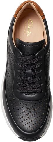 Clarks Women's Tivoli Grace Sneakers, Off White Leather, 8 in Saudi Arabia