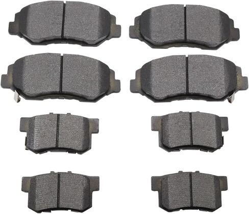 D914 D1086 Front Rear Semi-metallic Brake Pads Sets Compatible with Honda CR-V 2005-2006 2012-2016 in Kuwait