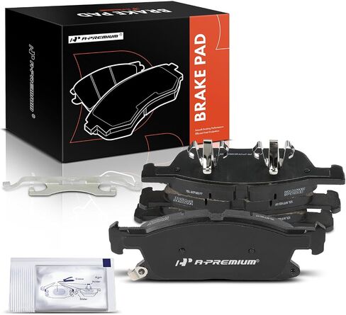 A-Premium Front Ceramic Disc Brake Pads Set Compatible with Ford Edge 2015-2021 & Lincoln MKX 2016-2018, Nautilus 2019-2023, 4 Pcs in Saudi Arabia