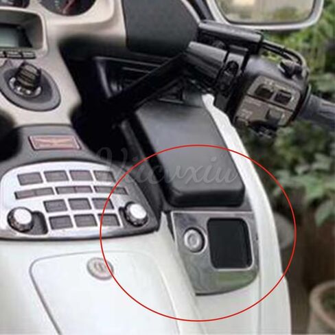 For Honda Goldwing GL1800 2001 to 2010 Gold wing 1800 GL 1800 Motorcycle Left And Right Navigation Control Panel Accent Chrome in Saudi Arabia