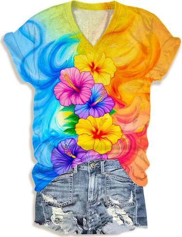 Bomerytoo Girls Trip 2025 قميص للنساء الرحلات الاستوائية الرحلية TIE T-Shirt أشجار النخيل الأشجار الشمسية in Kuwait