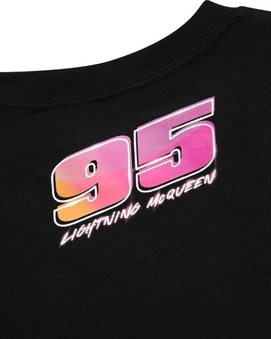 Disney Womens Graphic T Shirt - Pixar Cars Lightning McQueen Marie Crop Top Short Sleeve Graphic Tees للنساء (الأحجام: S -XL) in Saudi Arabia