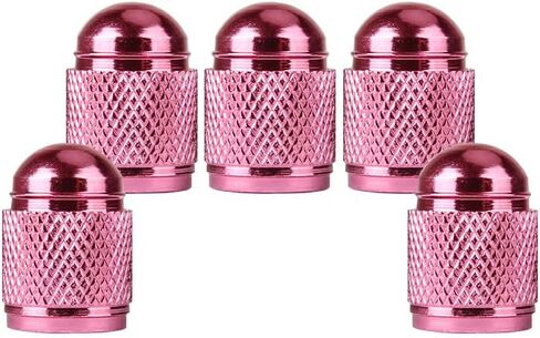 SENZEAL 5PCS ألمنيوم النمط الرصاصة صمام الإطارات CAPS Universal Dust Cap for Trucks Cars Bikes Motorcycles SUVS (Silver) in Kuwait