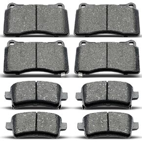 D1050 D1430 8pcs Front Rear Ceramic Brake Pads Sets Fit For 2014 For Buick Regal,2013 2014 2015 2016 2017 2018 2019 For Cadillac Xts in Saudi Arabia