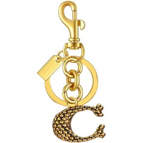 Cute Bag Charms,Handbag Charms for Purses,Snake Printed Letter Keychain,Gift for Women Car Key Accessories in Saudi Arabia
