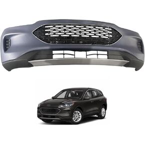 Primed Complete Upper & Lower Front Bumper Cover Set Replacement For 2020-2021 Fo-rd Escape in Kuwait
