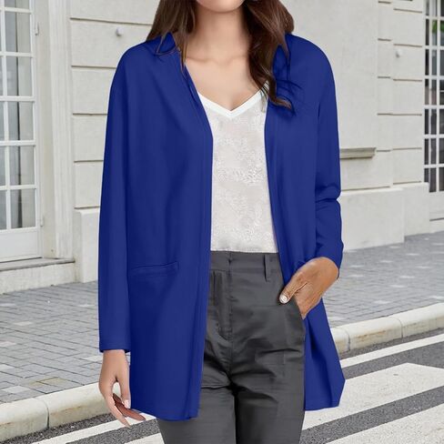 Cardigans for Women Trendy 2025 Lightweight Long Sleeve Open Front Coatigan Sweater Casual Ladies Coats Fall Fashion in Kuwait