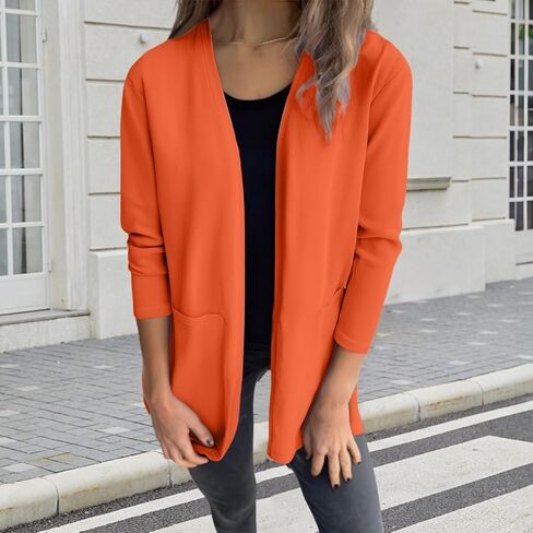 Cardigans for Women Trendy 2025 Lightweight Long Sleeve Open Front Coatigan Sweater Casual Ladies Coats Fall Fashion in Kuwait