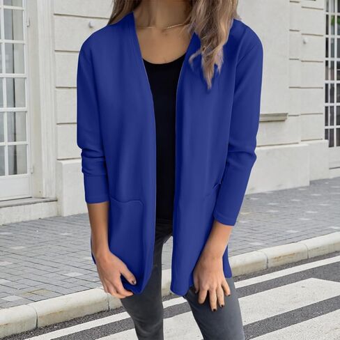 Cardigans for Women Trendy 2025 Lightweight Long Sleeve Open Front Coatigan Sweater Casual Ladies Coats Fall Fashion in Kuwait