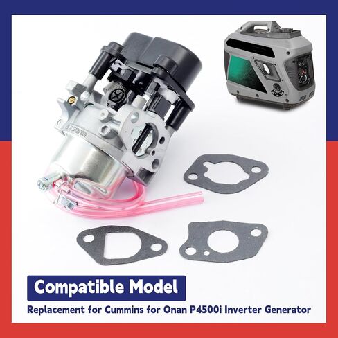 Carburetor Assembly Replacement for Cummins for Onan P4500i Inverter Generator fit for Westinghouse IGen4500 4500/3700 watt invertor generators with 224cc engines in Saudi Arabia