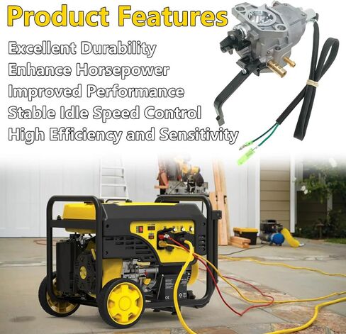 P28-4-H Carburetor Carb,Compatible with Dual Fuel Generator Champion 420CC 100296 71530 439CC 100165,Replacement for Huayi Carb Replacement for Champion 47.131000.28 9375W 7500w in Saudi Arabia